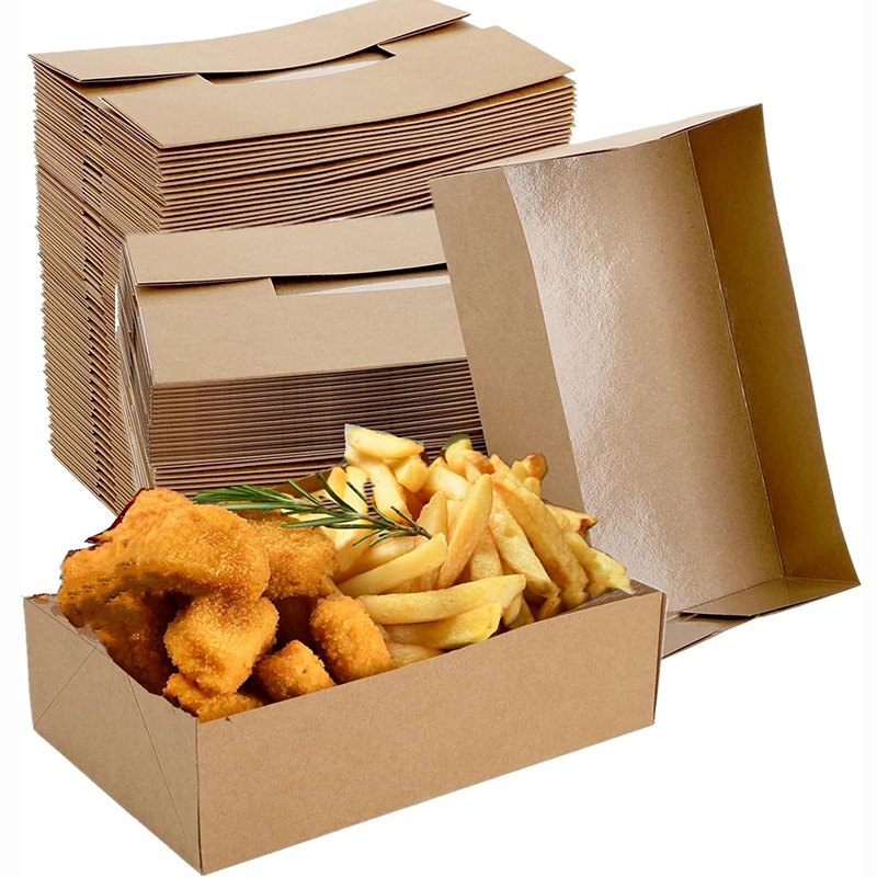 Fast Food With Snacks - 20/50 шт. лотки для еды из