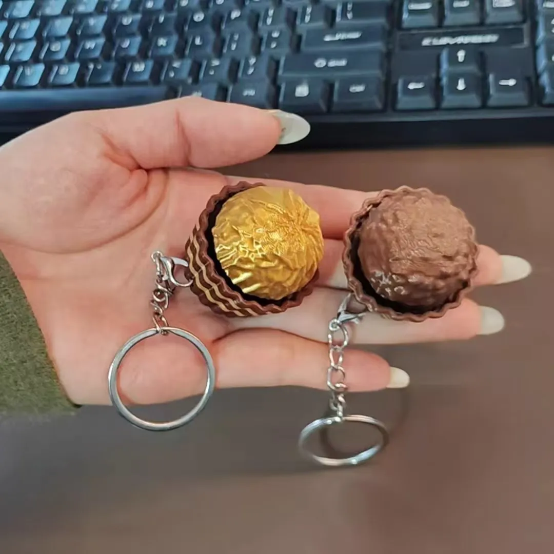 Food Like Snacks - Брелок-антистресс «Шоколадная клавиатура» из Дубая, кнопка-фиджет,